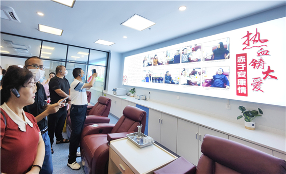 全市精神文明創(chuàng)建工作觀摩活動走進市中心血站